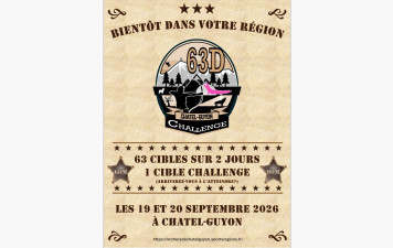 Prochainement à Châtel-guyon le 63D Challenge