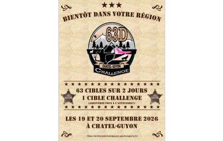 Prochainement à Châtel-guyon le 63D Challenge